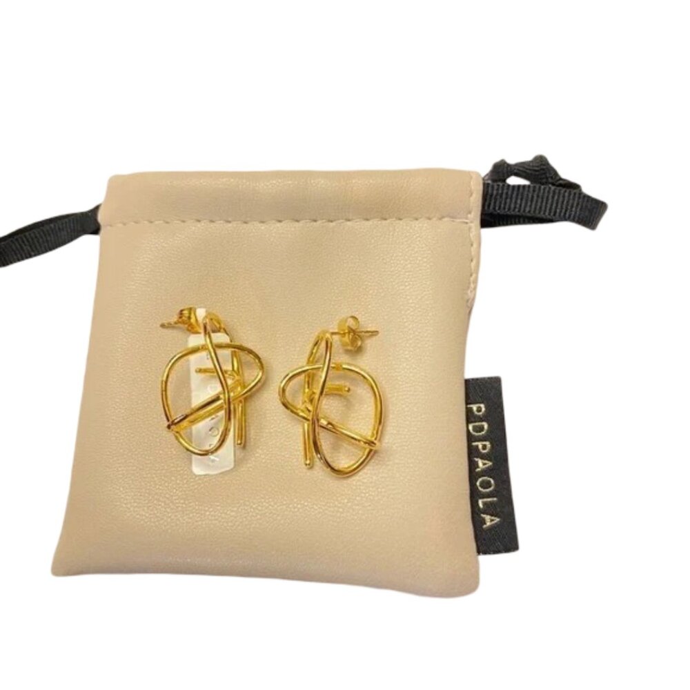 PDPAOLA Esha Gold Earrings